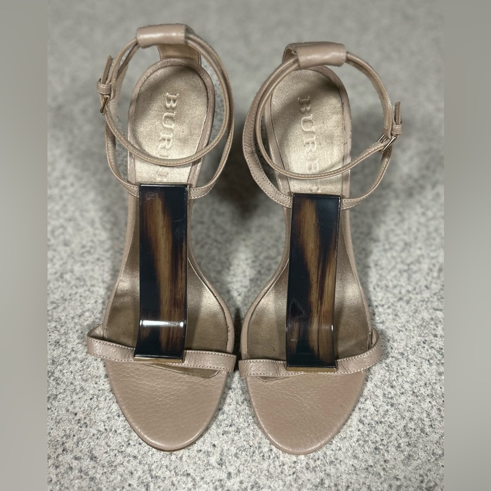 BURBERRY Slingback Strap Sandals Stiletto